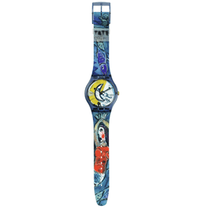 Swatch Chagall's Blue Circus Watch